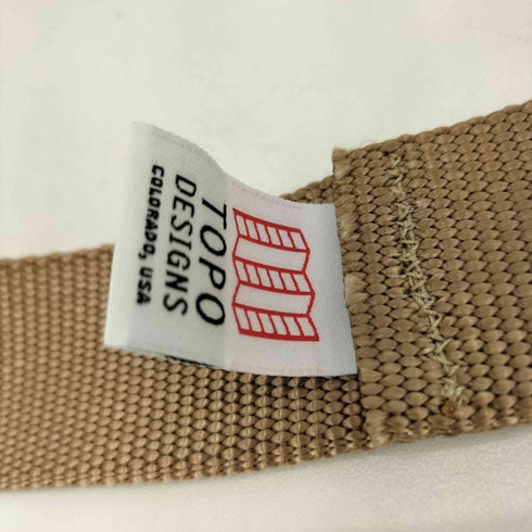 トポデサインズ TOPO DESIGNS MADE IN USA スクエアバックル ウェブベルト メンズ
