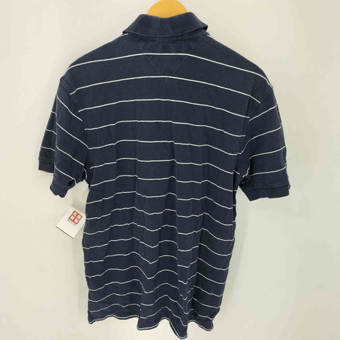 トミーヒルフィガー TOMMY HILFIGER 刺繍ロゴ ポロシャツ メンズ L