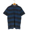 トミーヒルフィガー TOMMY HILFIGER ロゴ刺繍 Slim Fit ボーダーポロシャツ メンズ import:XL