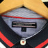 トミーヒルフィガー TOMMY HILFIGER ロゴ刺繍 ワッペン ボーダー ポロシャツ メンズ import:L