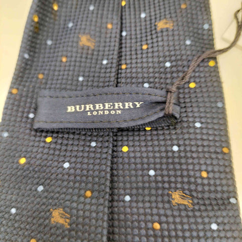 バーバリーロンドン BURBERRY LONDON ホース柄 ドットネクタイ メンズ