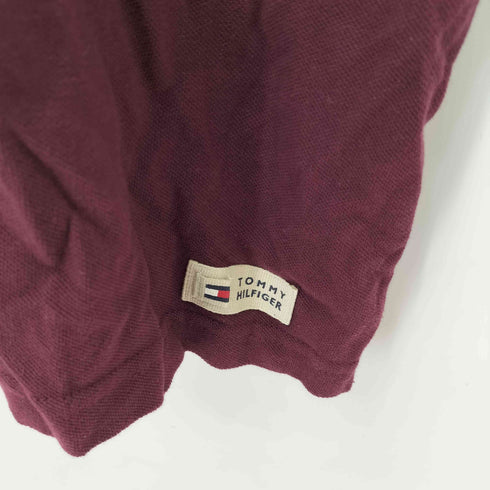 トミーヒルフィガー TOMMY HILFIGER 企業刺繍ロゴ ポロシャツ メンズ L
