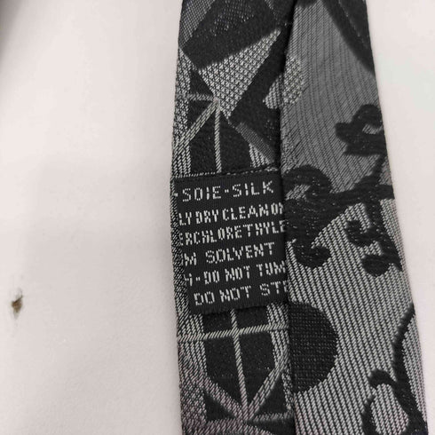 ジャンニヴェルサーチ GIANNI VERSACE 総柄 シルクネクタイ メンズ