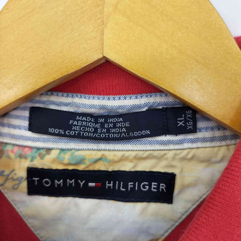 トミーヒルフィガー TOMMY HILFIGER 刺繍ロゴ ポロシャツ メンズ XL