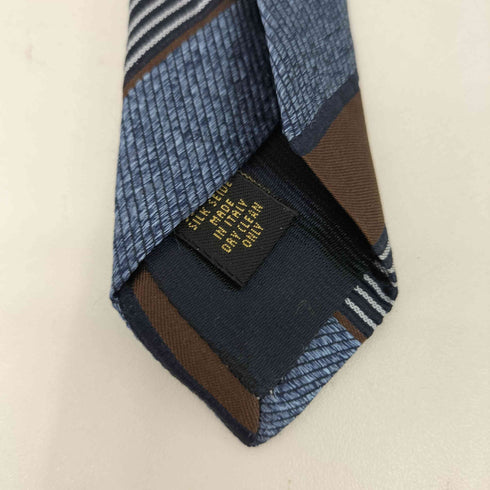 コルネリアーニ Corneliani ストライプ柄 シルクネクタイ メンズ