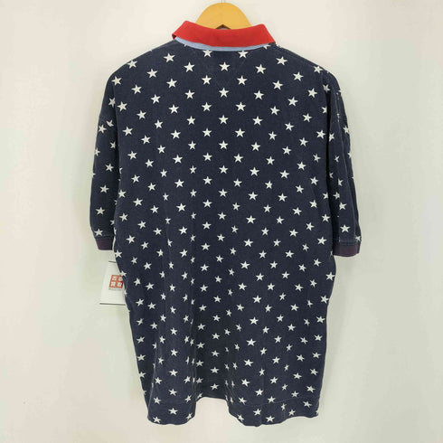 トミーヒルフィガー TOMMY HILFIGER スタープリント ポロシャツ メンズ L