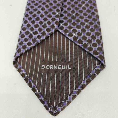 ドーメイル DORMEUIL 総柄 シルクネクタイ メンズ