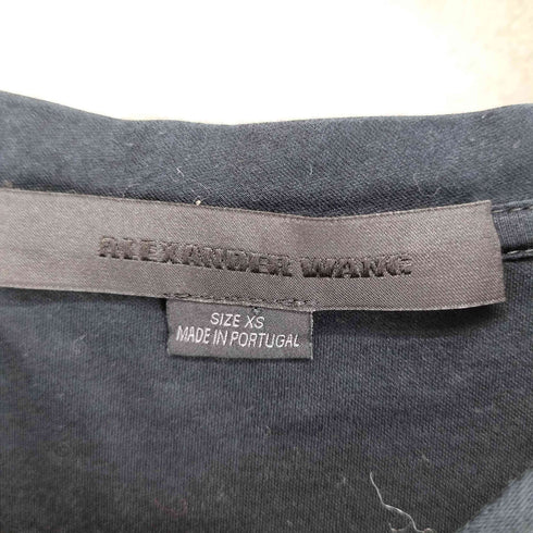 アレキサンダーワン Alexander Wang フロントプリント クルーネック半袖Tシャツ カットソー レディース JPN:XS