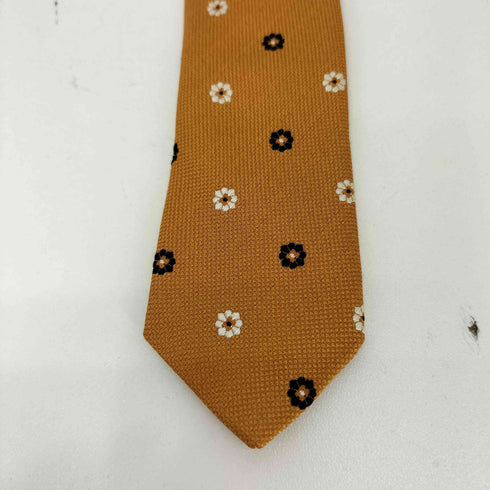 エルメネジルドゼニア Ermenegildo Zegna 花柄 シルクネクタイ メンズ