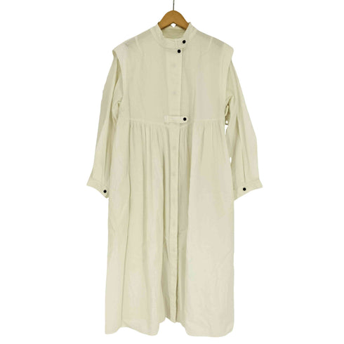 フリークスストア FREAKS STORE 21AW バンドカラー L/S シャツ ワンピース レディース F