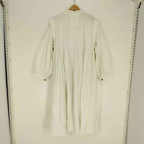 フリークスストア FREAKS STORE 21AW バンドカラー L/S シャツ ワンピース レディース F