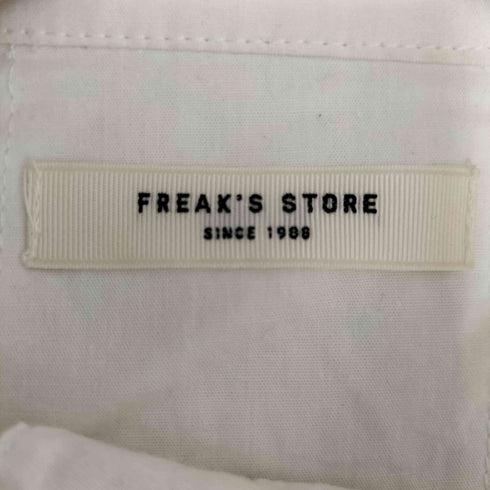 フリークスストア FREAKS STORE 21AW バンドカラー L/S シャツ ワンピース レディース F