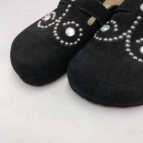 ジャックローズ JACKROSE スウェードレザー ストーン スタッズ サボ サンダル メンズ M