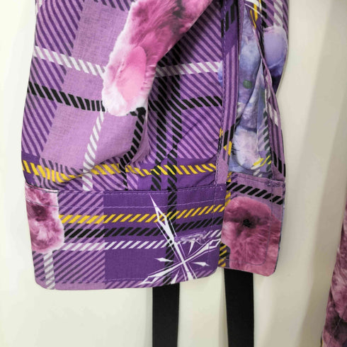 トラヴァストウキョウ TRAVAS TOKYO 熊 チェック 柄 リボン L/S レギュラーカラー シャツ メンズ