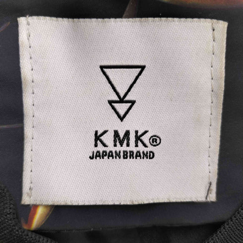 ケーエムケージャパンブランド KMK JAPAN BRAND 羽 総柄 ボンバー ジャケット メンズ