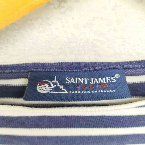 セントジェームス SAINT JAMES ボーダーバスクシャツ レディース 32