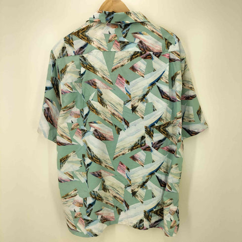 ケーエムケージャパンブランド KMK JAPAN BRAND 総柄 ボックスシルエット S/S オープンカラー シャツ メンズ