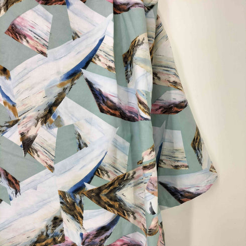 ケーエムケージャパンブランド KMK JAPAN BRAND 総柄 ボックスシルエット S/S オープンカラー シャツ メンズ