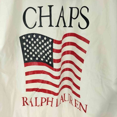 チャップスラルフローレン CHAPS RALPH LAUREN 90s 星条旗 リバーシブル フーデッドブルゾン レディース