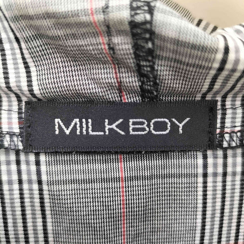ミルクボーイ MILKBOY チェック 柄 プルオーバー アノラック ジャケット メンズ
