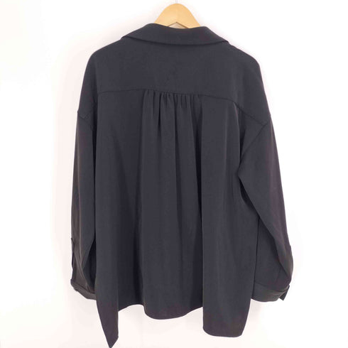 ハレ HARE ダブルポケット ビッグシルエット 開襟 オープンカラー L/S シャツ レディース F