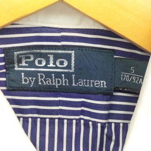ポロバイラルフローレン Polo by RALPH LAUREN ストライプ レギュラーカラーシャツ クレリック メンズ import:S