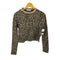 ザラ ZARA レオパード クルーネックニット レディース import:M