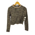 ザラ ZARA レオパード クルーネックニット レディース import:M