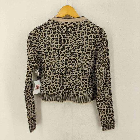 ザラ ZARA レオパード クルーネックニット レディース import:M
