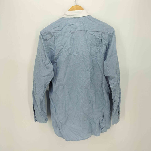 ポロバイラルフローレン Polo by RALPH LAUREN ストライプ マチ付 レギュラーカラーシャツ クレリック メンズ import:M