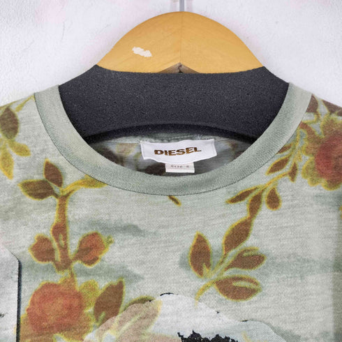 ディーゼル DIESEL フロントスカルプリント S/S Tシャツ メンズ import:S