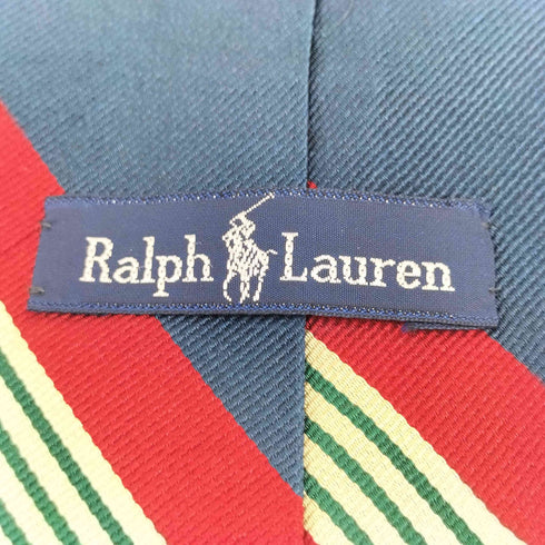 ラルフローレン RALPH LAUREN ストライプ シルクネクタイ メンズ