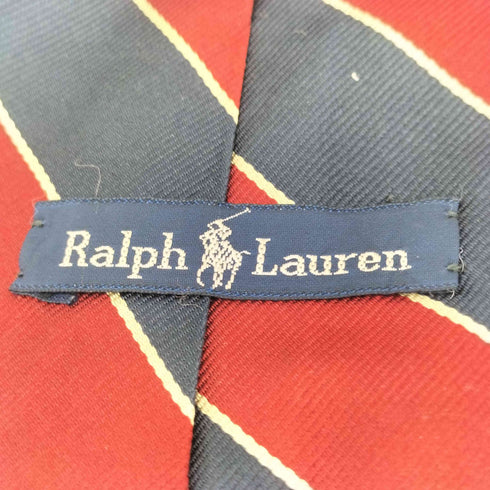 ラルフローレン RALPH LAUREN ストライプ シルクネクタイ メンズ