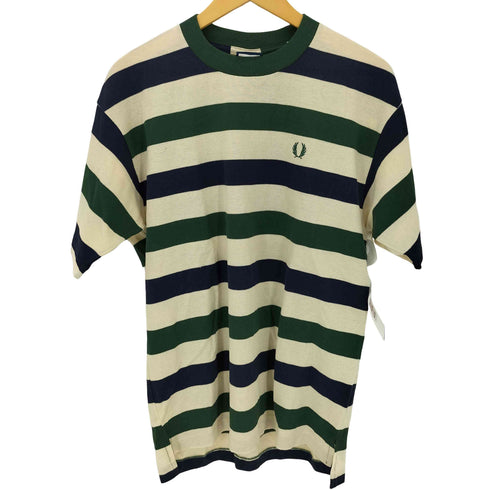 フレッドペリー FRED PERRY 90S ヒットユニオンタグ 鹿の子 ボーダーTシャツ メンズ import:M