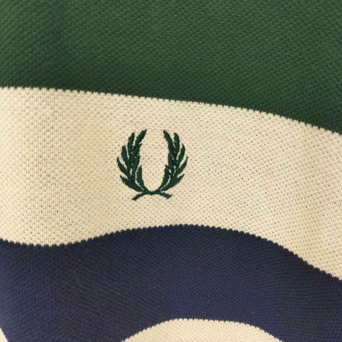 フレッドペリー FRED PERRY 90S ヒットユニオンタグ 鹿の子 ボーダーTシャツ メンズ import:M