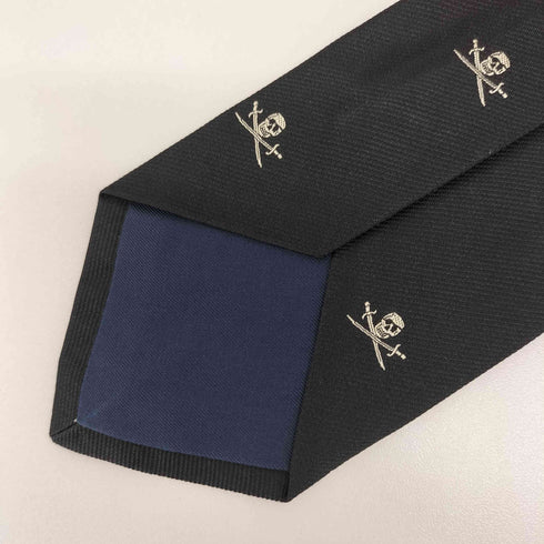 ポロバイラルフローレン Polo by RALPH LAUREN イタリア製 総柄 ドクロ スカル シルクネクタイ メンズ