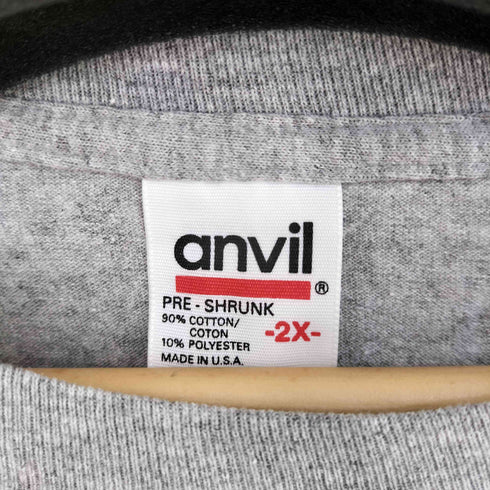 アンビル Anvil usa製 メモリアル L/S クルーネックTシャツ メンズ 2x