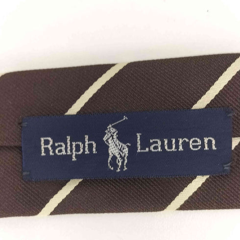 ラルフローレン RALPH LAUREN ストライプ シルクネクタイ メンズ
