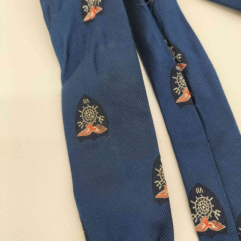 ポロラルフローレン POLO RALPH LAUREN イタリア製 総柄 シルクネクタイ メンズ
