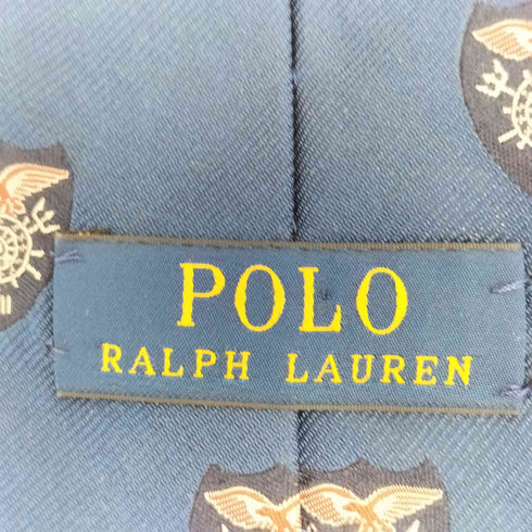 ポロラルフローレン POLO RALPH LAUREN イタリア製 総柄 シルクネクタイ メンズ