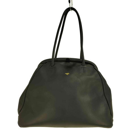 sot ELEGANZA レザー がま口 ボストンバッグ 甲州織物 レディース