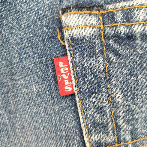 リーバイス Levis 80S ボタン裏525 501 黒カン ボタンフライデニム メンズ W31/L36