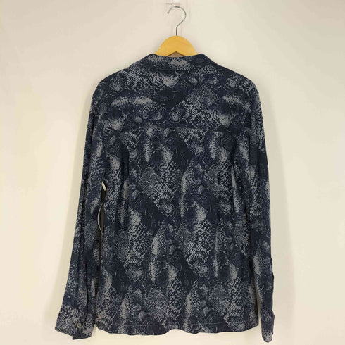 ゲスジーンズ GUESS JEANS 総柄 レーヨン 開襟 オープンカラーシャツ メンズ import:S