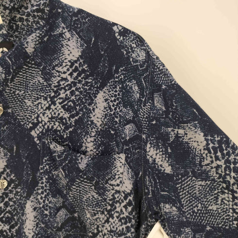 ゲスジーンズ GUESS JEANS 総柄 レーヨン 開襟 オープンカラーシャツ メンズ import:S