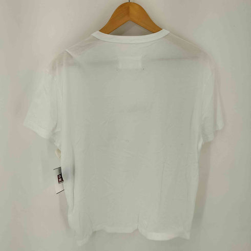 メゾンマルジェラ Maison Margiela 21SS ミニロゴ クルーネック Tシャツ メンズ EUR:48