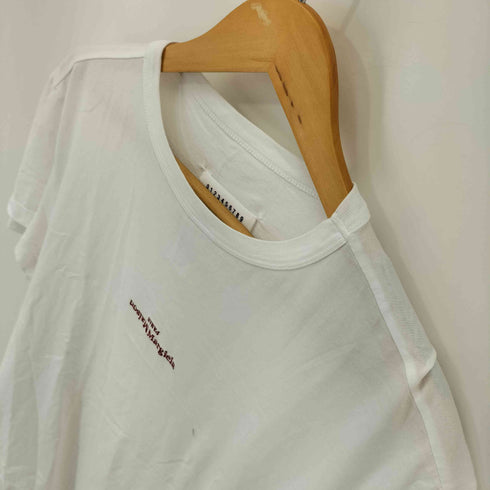 メゾンマルジェラ Maison Margiela 21SS ミニロゴ クルーネック Tシャツ メンズ EUR:48