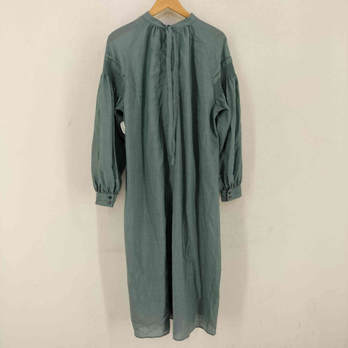ユニ yuni キャッチワッシャー 2way シャーリングスリーブ シャツワンピース レディース FREE