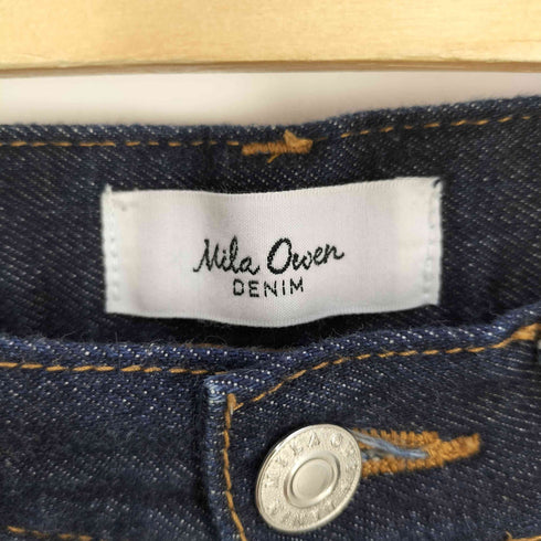 ミラオーウェン Mila Owen 裾段差センタープレスデニムパンツ レディース JPN:0