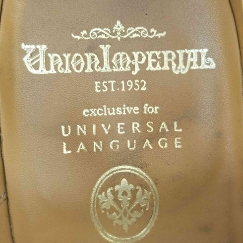 ユニバーサルランゲージ UNIVERSAL LANGUAGE UNION IMPERIAL スウェード ストレートチップ レザーシューズ メンズ 7 1/2