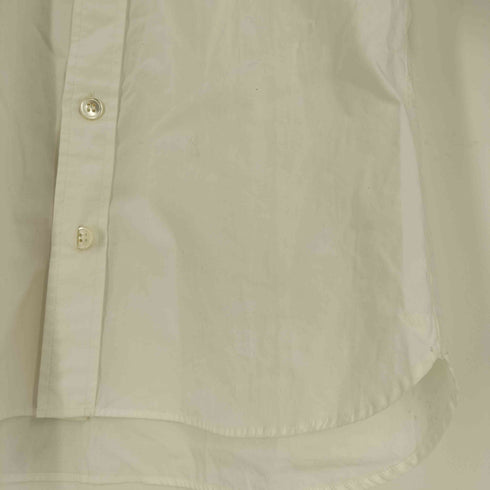 ヘルムートラング HELMUT LANG バンドカラー ノースリーブ ロングシャツ レディース